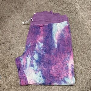 Little Sleepies Pink and Purple Tie-Dye PJs